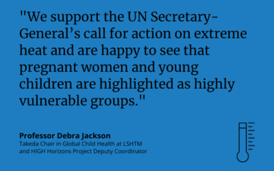 HIGH Horizons applauds the UN Secretary-General call for global action on extreme heat